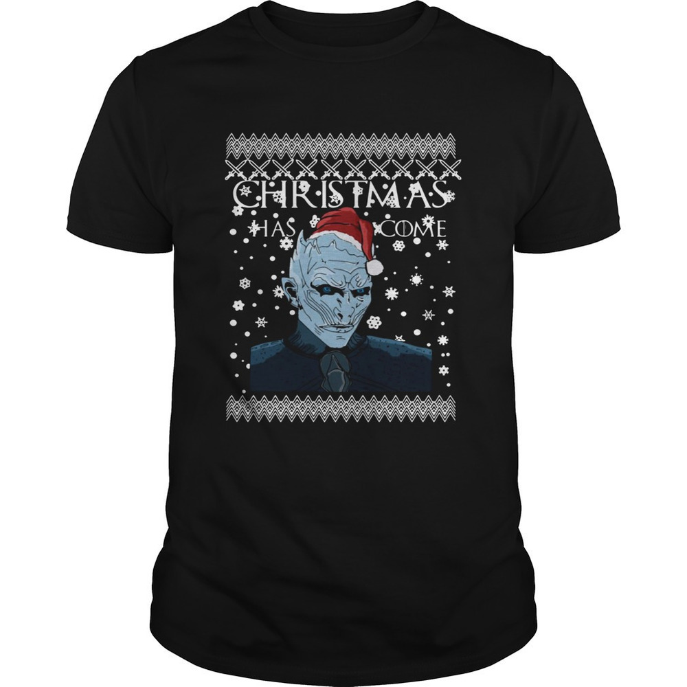 Game Of Thrones Christmas Has Come White Walker Shirt